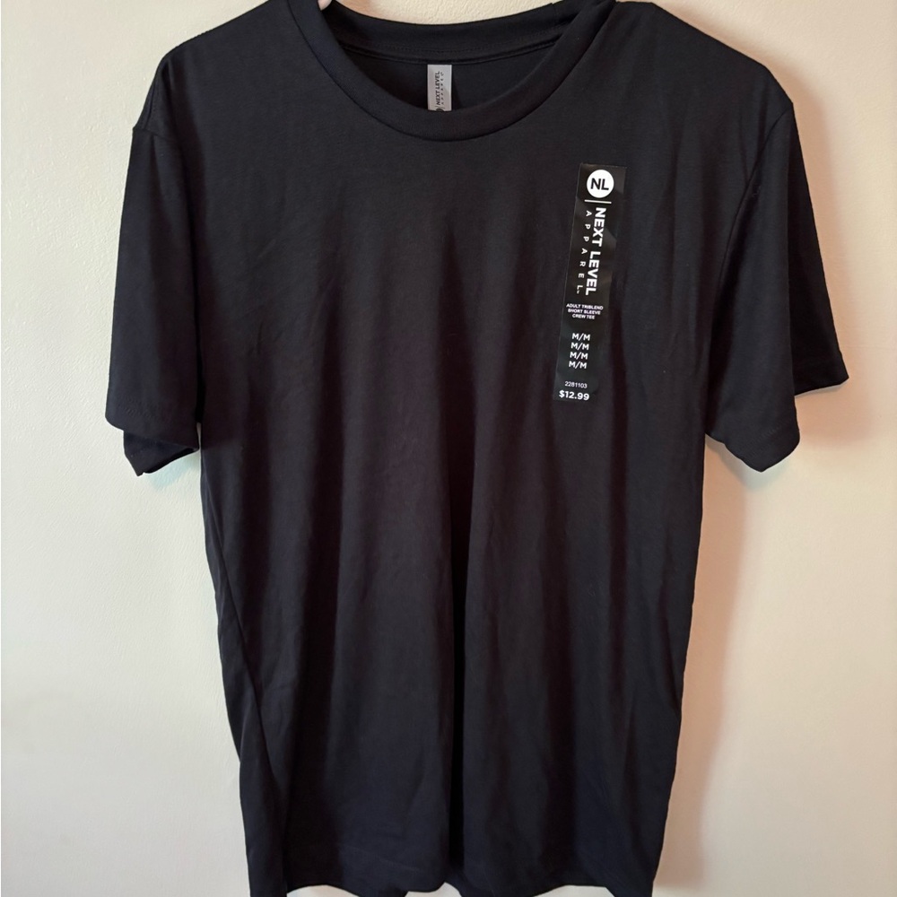 Next Level Apparel Black Short Sleeve Tee